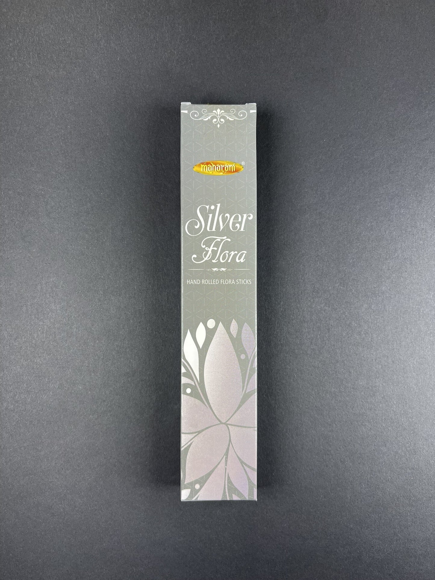 silver flora incense sticks cover