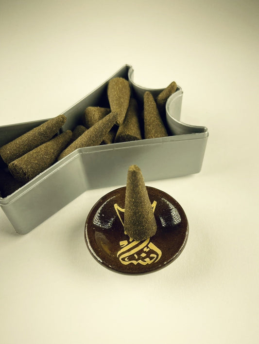 Close up incense cones 