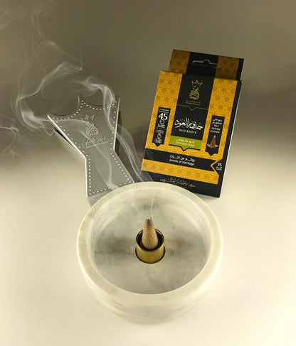 oud roots incense cones cover